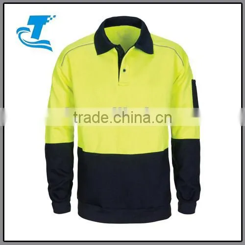 Work Shirt Hi-Vis With Two Side Zippered Pockets