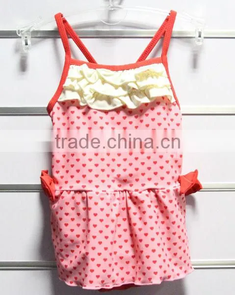 China Girl One Piece Young Baby Girl Swimwear