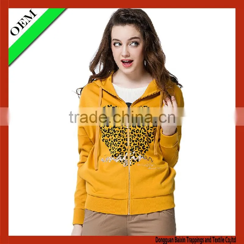 100% cotton OEM High quality fashion men Hoodie/ women fashion jacket/ women coat