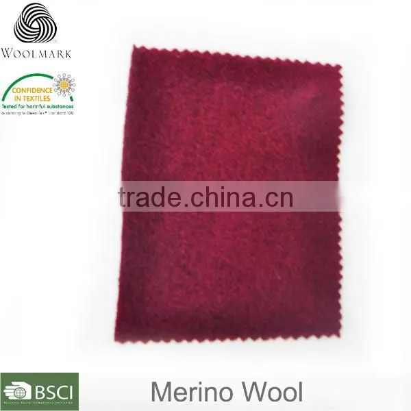 100% merino wool fabric customized, Knitted fashion wool cashmere fabric