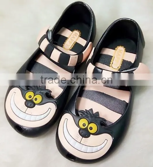 cute cartoon mini melissa plastic jelly shoes for kids