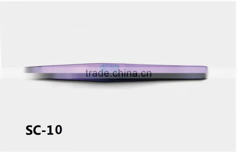 beauty field eyelash extension tweezers with sharp straight/curved point China factory SC-10
