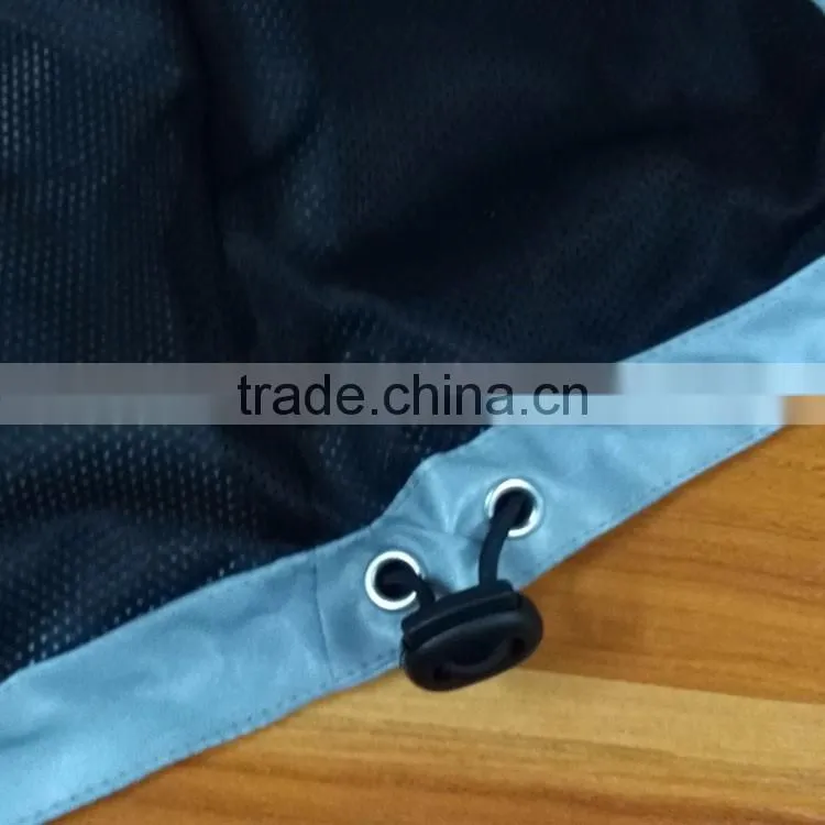 waterproof 3m safety breathe mesh lining shiny nylon reflective jackets for autumn running