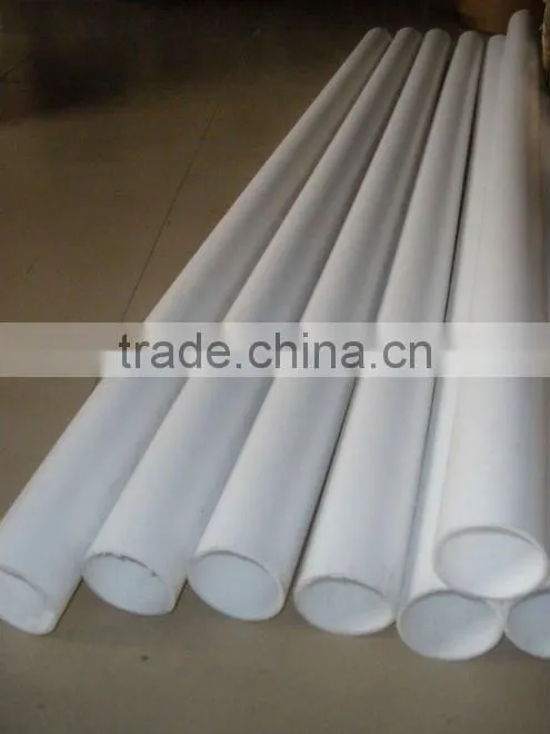 diameter 50mm extruded white PTFE tube