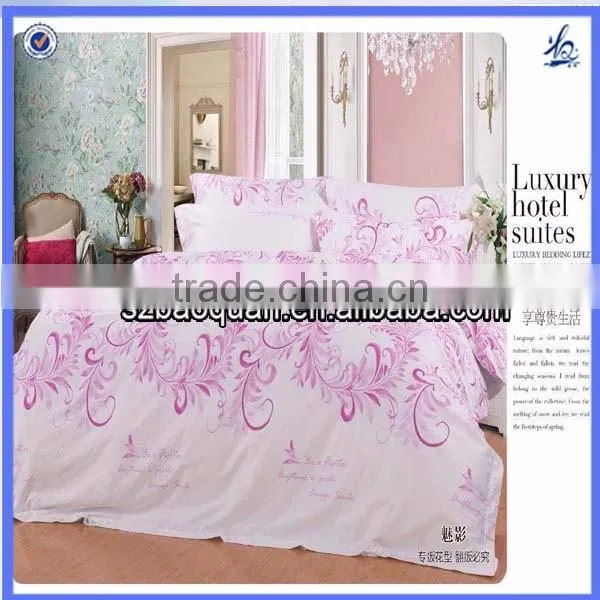 printed bed sheet/flower design bed sheet/digital printed bed sheet
