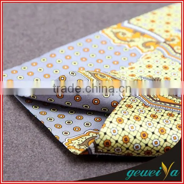 Custom Luxury Printed Pocket Silk Suit Handkerchief