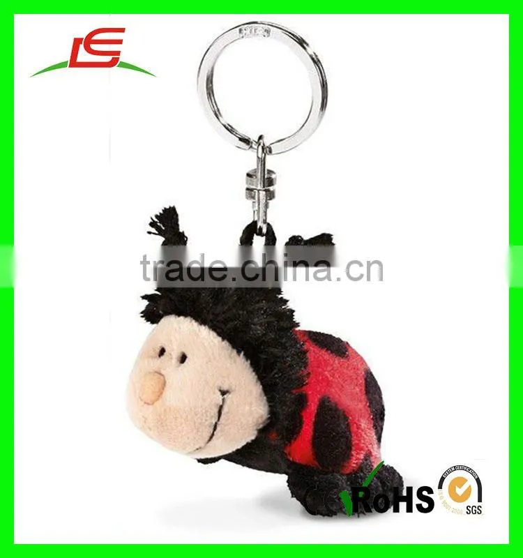 High quality top selling keychain cute stuffed bee plush toy keychain