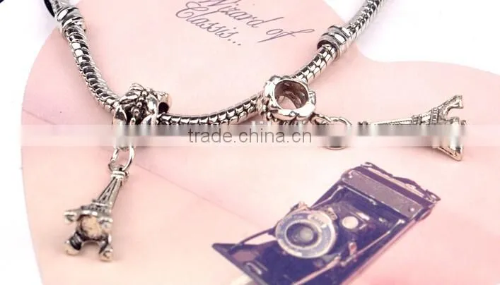 Dubaa Pendant Charm Silver European Charms Bead Fit diy Snake Chain Bracelet Female Jewelry,Charms DIY Findings