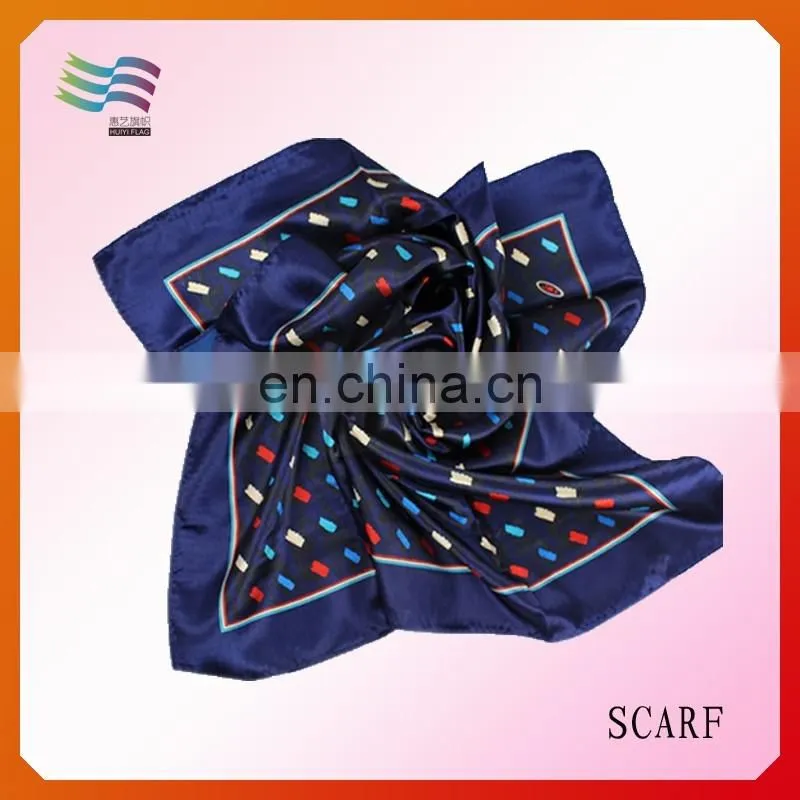 Custom Polyester Satin Women Scarf