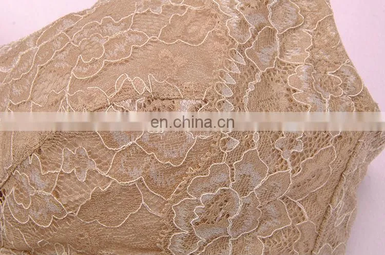 China Manufacturer Elegant Young Lady Brown Underwire Camisole Bra