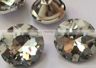 Round Crystal Glass Buttons Copy Diamond Button pull Buttons Rhinestone Sofa crystal decorative Diamond