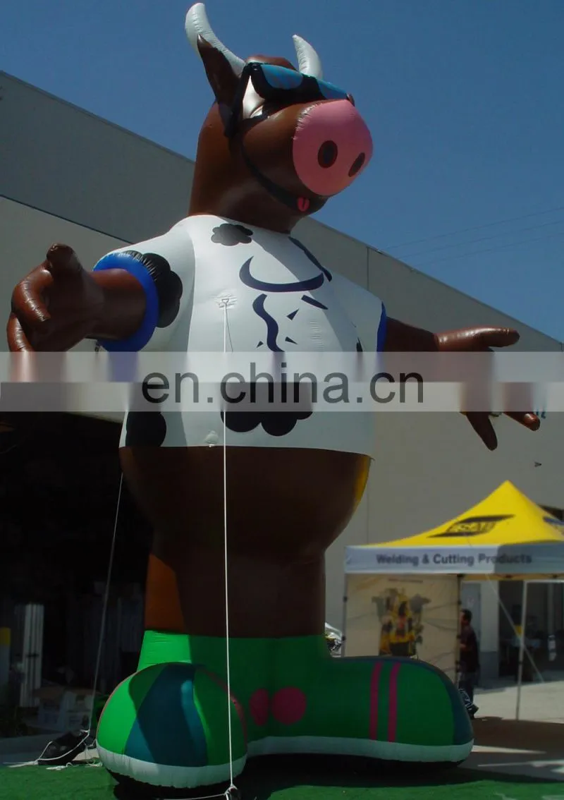 custom inflatable cartoon promotional inflatable animal model for sale