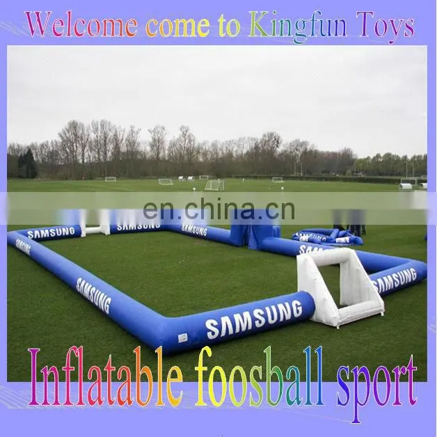 Best price inflatable soccer field with entrance