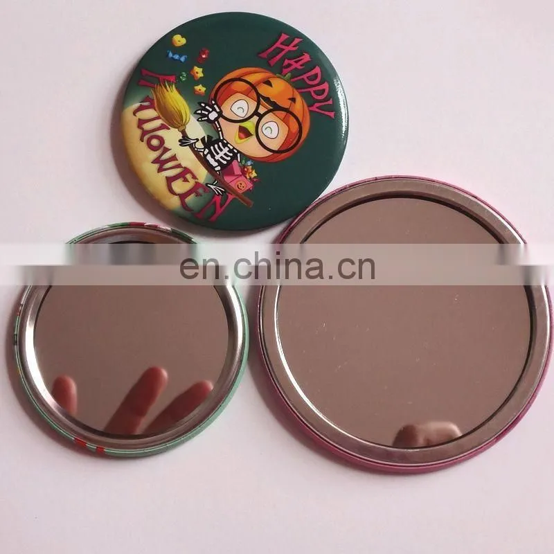 Hot selling metal plain round pocket mirror manufacturers