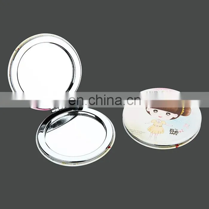 Popular fashionable PU pocket mirror