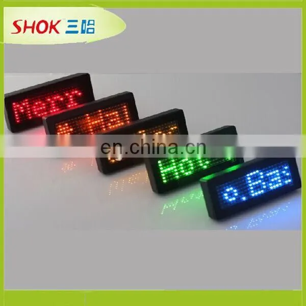 LED Badge,LED Name Badge,Scroling LED Name Badge