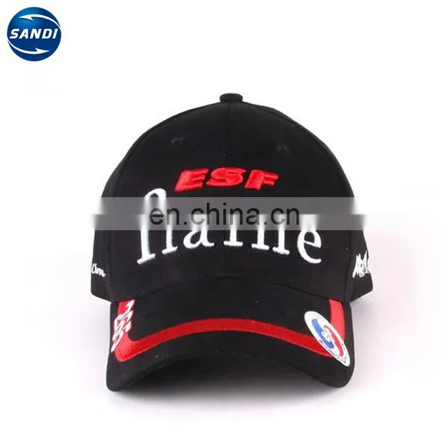 Promotional custom embroidery LOGO 6 panel baseball sport hat