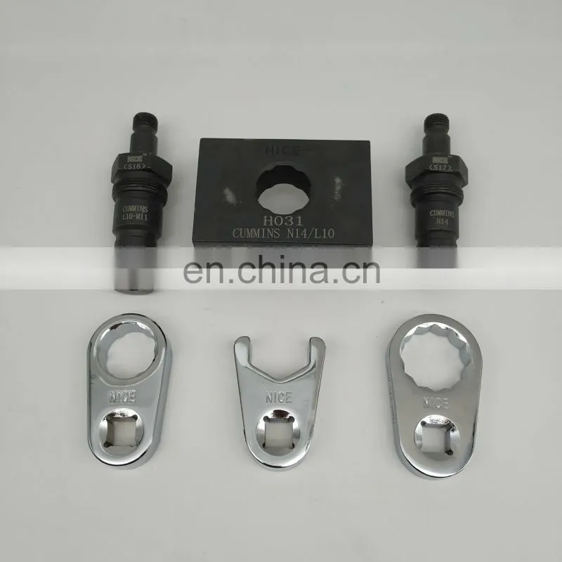 Beacon fuel injector adapter common rail injector nozzle disassembly tool