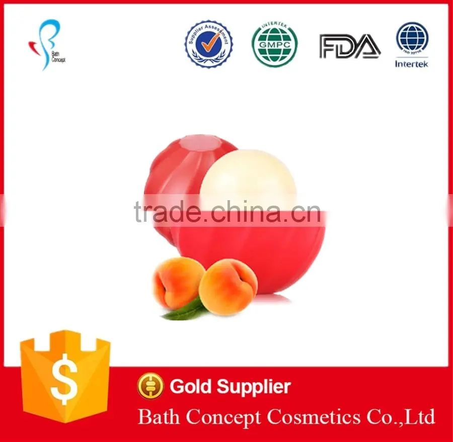 natural ingredient cute lip balm with customized label