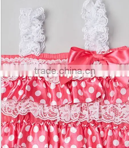 Sales Promotion!STOCKING! 31 colors lace baby romper with straps and bow for infant & todder wholesale lace petti romper