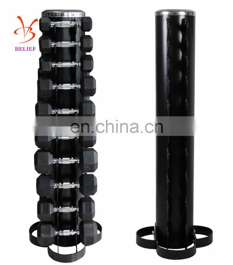 Gym Equipment Steel Dumbbell Storage Rack For 10 Pairs