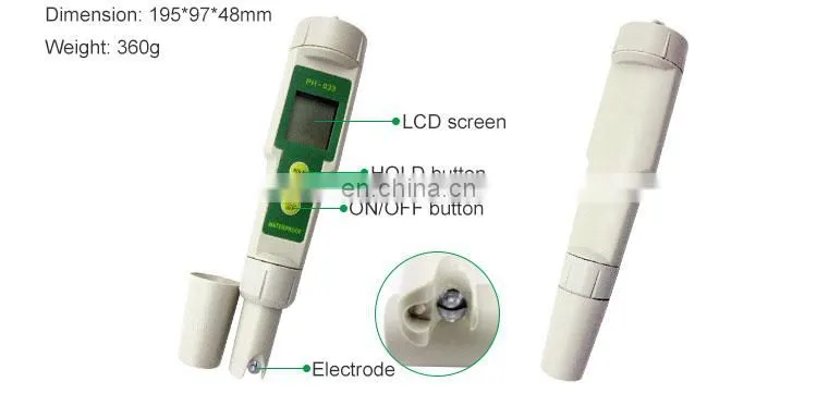 PH-033 Ph Pen Tester Probe Digital Ph Meter