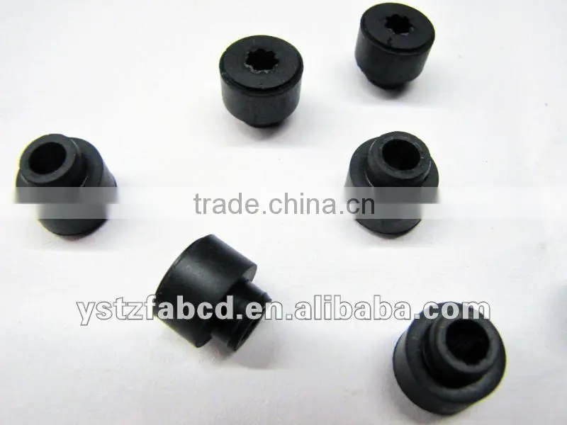 Silicone buttons for electronics items