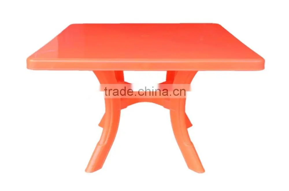 Popular removable Square plastic dining table