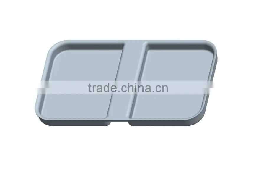 17L plastic trash can with lid and handle, waste bin, garbage can
