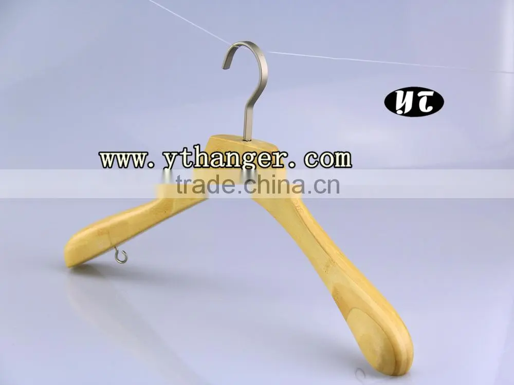 Natural Handcraft Non-slip Wooden Hangers for Clothes