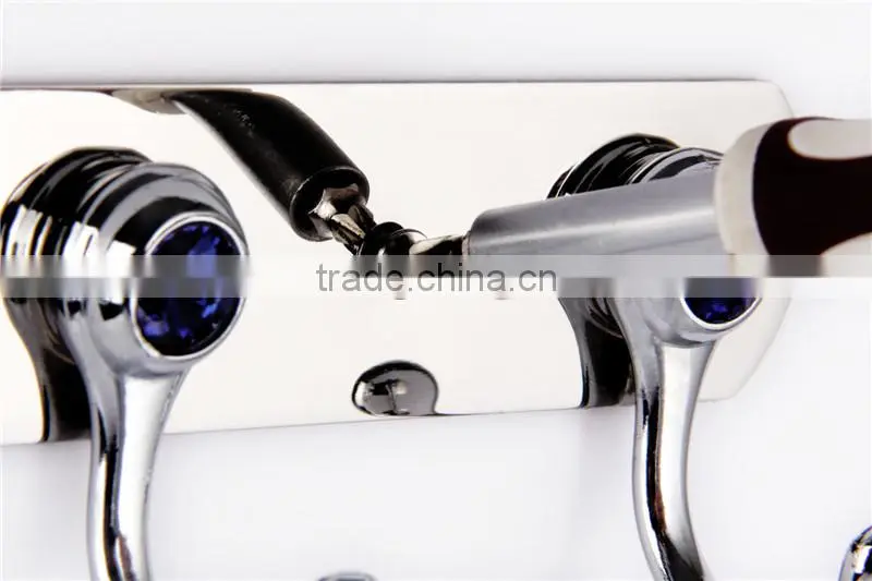Wesda aluminum alloy bathroom wall hanger bathroom accessory hook 315