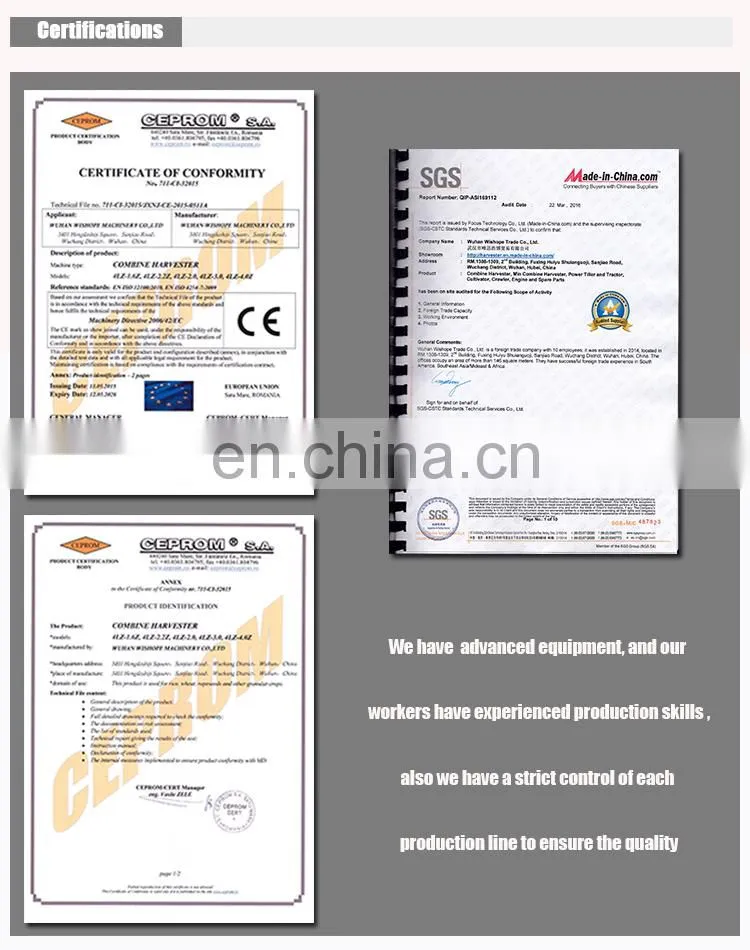 Kubota DC70 Combine Harvester Spare Parts Shaft Screw For Sale