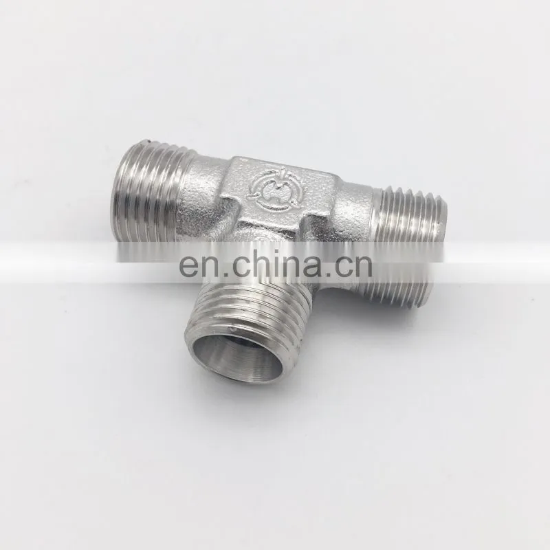Competitive Price China Custom Hydraulic Carbon Steel Pipe Tee Fitting