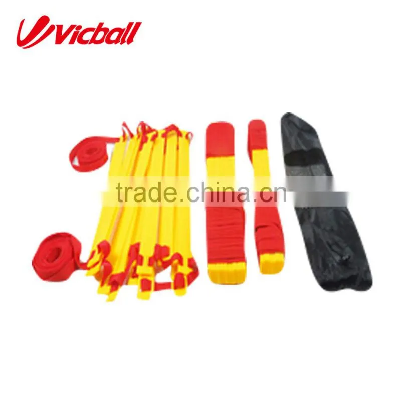 PE material soccer training equipment sets with plastic speed agility hurdles and soccer training cones