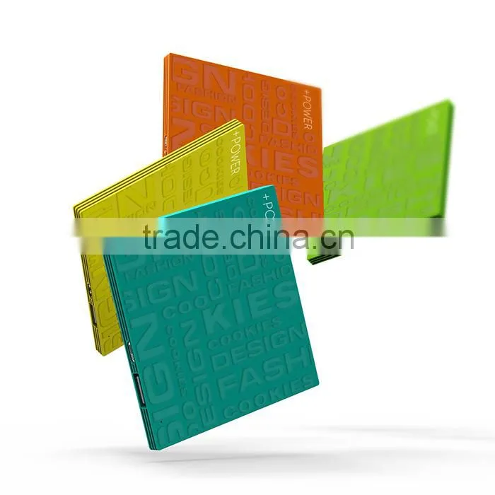 Custom metal suqare power bank 2500mah usb power bank