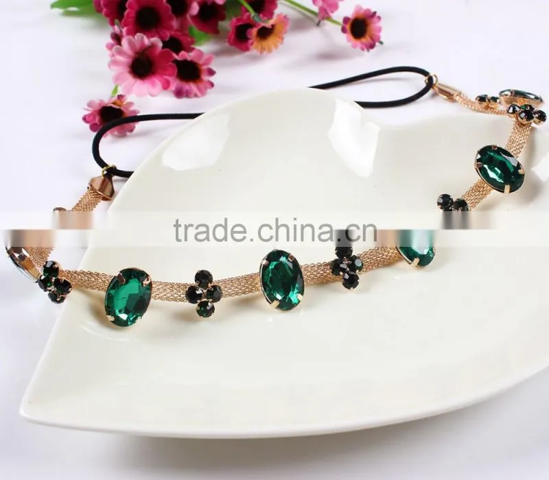 Multilayer turquoise Hair accessories jewelry women 2015