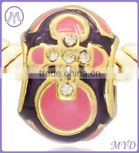 Metal beads emeral beads