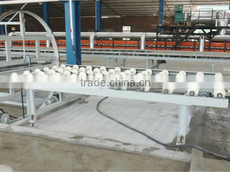 Artificial quartz stone pass-over roller table/stone slab processing machine