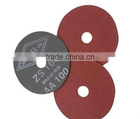 abrasive fiber disc for wood