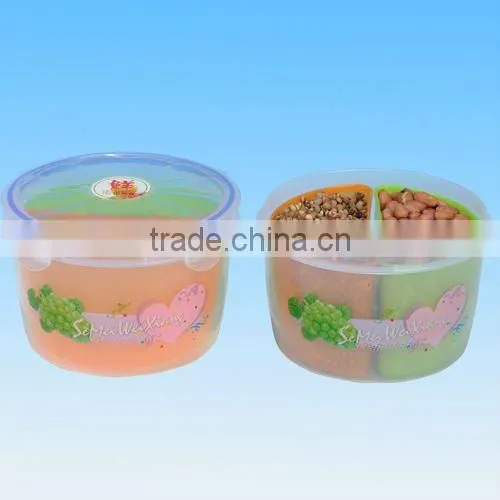Plastic container with lid rectangle food storage boxes