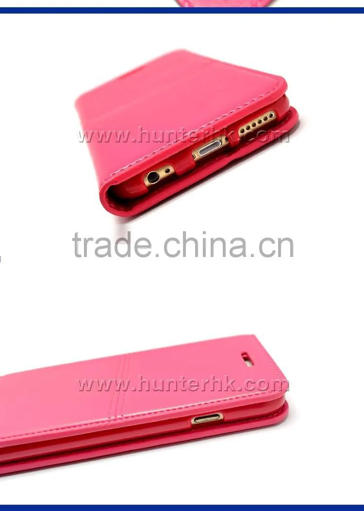 Best UK Plain Flip Wallet Case For iphone 6S