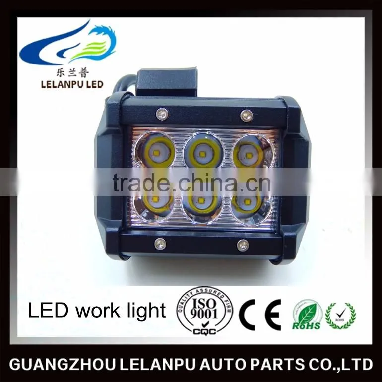 hot sale factory price led car light double row 4 inch 18w off road auto led work light