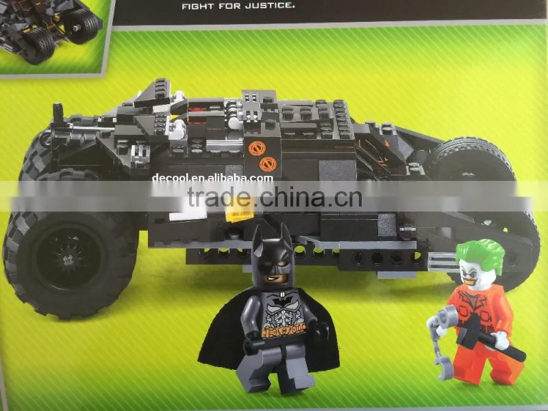 Decool Super Hero Series 7105 Batman Tumbler Batmobile With Joker Bricks Toys