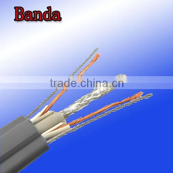 CCTV Flat Traveling Cable for elevator