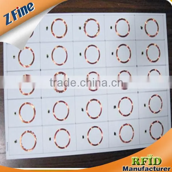 High quality PVC A4 (2*5) smart card inlay
