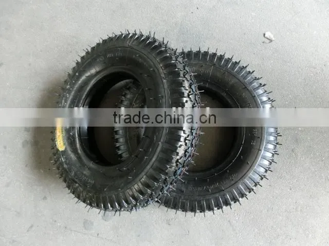 wheelbarrow out tire 4.00-8 diamond pattern wheelbarrow tyre