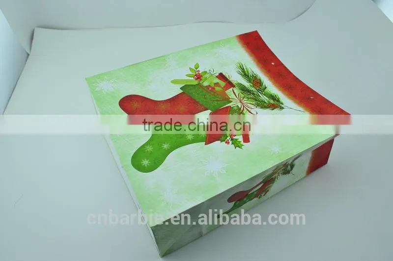 christmas stocking design gift bag