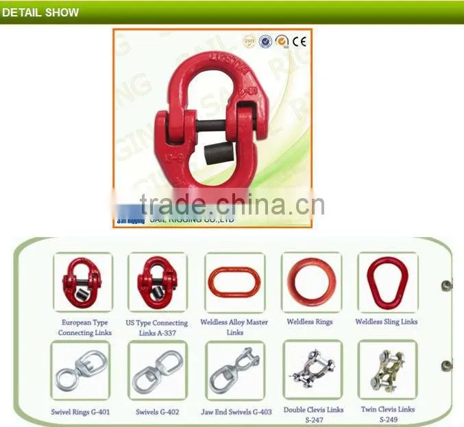 high quality g80 european type connecting ring
