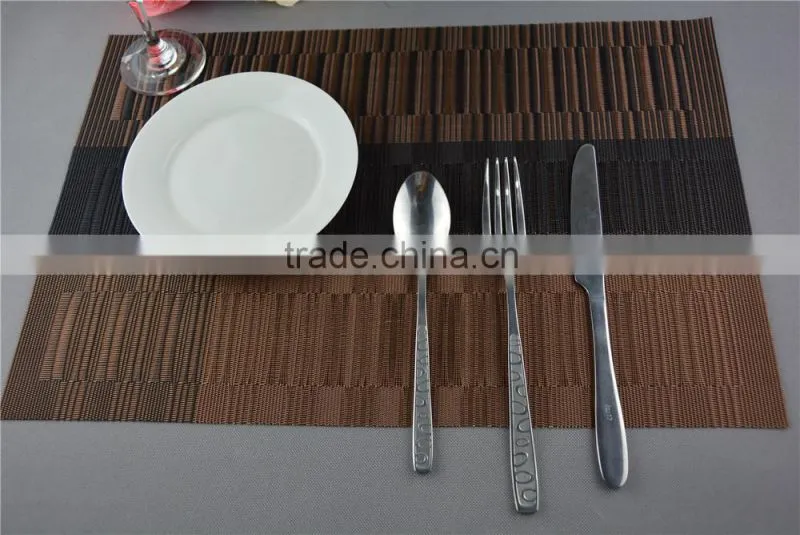 PVC insulation kitchen placemat table decoration washed clean breakfast lunch dinner