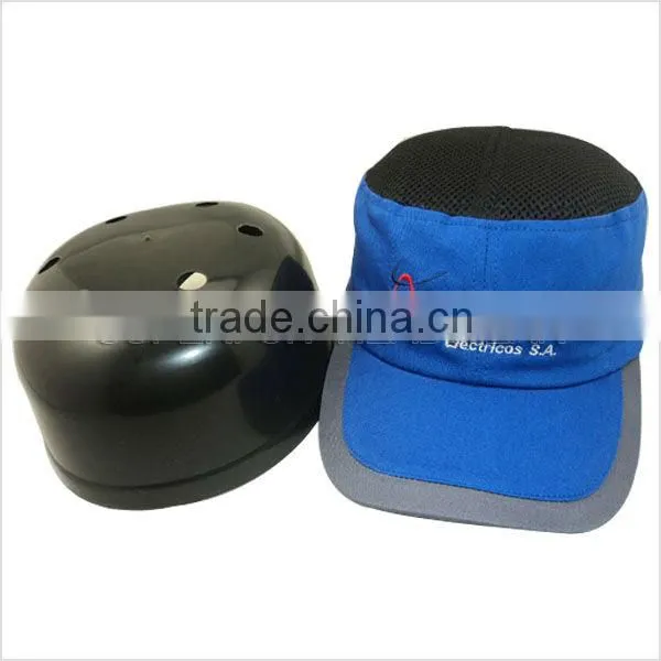 light weight safety reflective bump helmet caps and hats